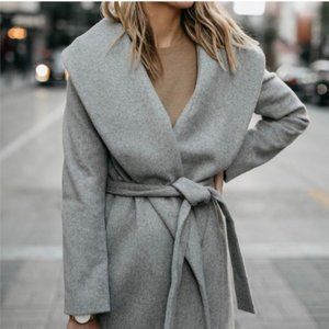 Ann Taylor | Wool Blend Wrap Coat